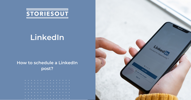How to schedule a LinkedIn post
